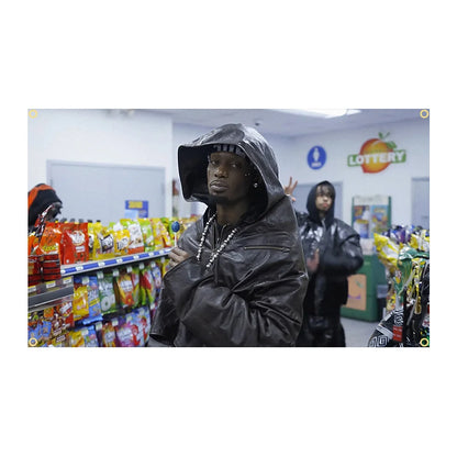 Playboi I Am Music Carti Die Lit Music Flag Tapestry Wall Hanging Dorm Decor Aesthetic Room Decor