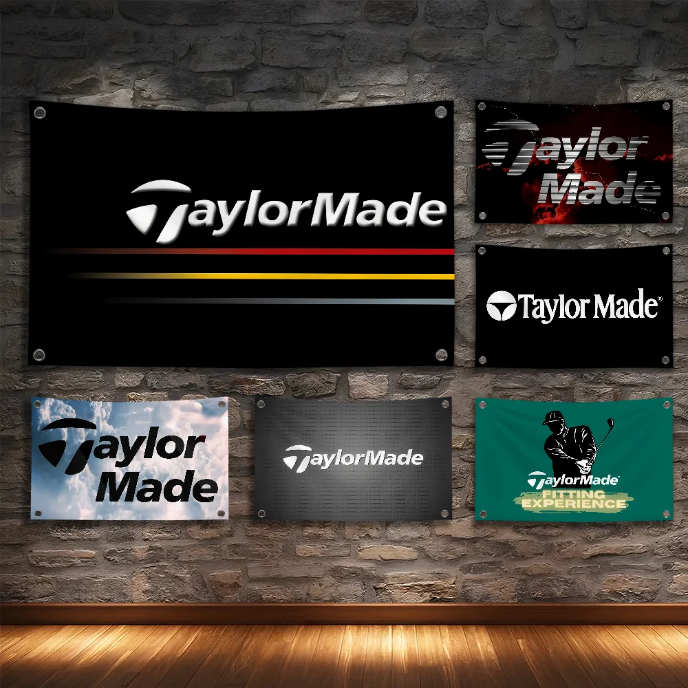 Golf- Taylormades Logo Flag Room Bedroom Home&Outdoor Wall Hanging Dorm Decor flag for bedroom