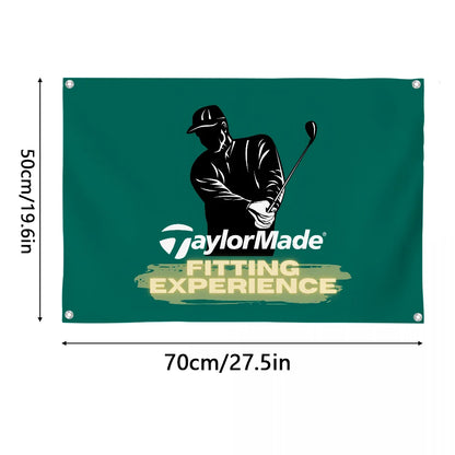 Golf- Taylormades Logo Flag Room Bedroom Home&Outdoor Wall Hanging Dorm Decor flag for bedroom