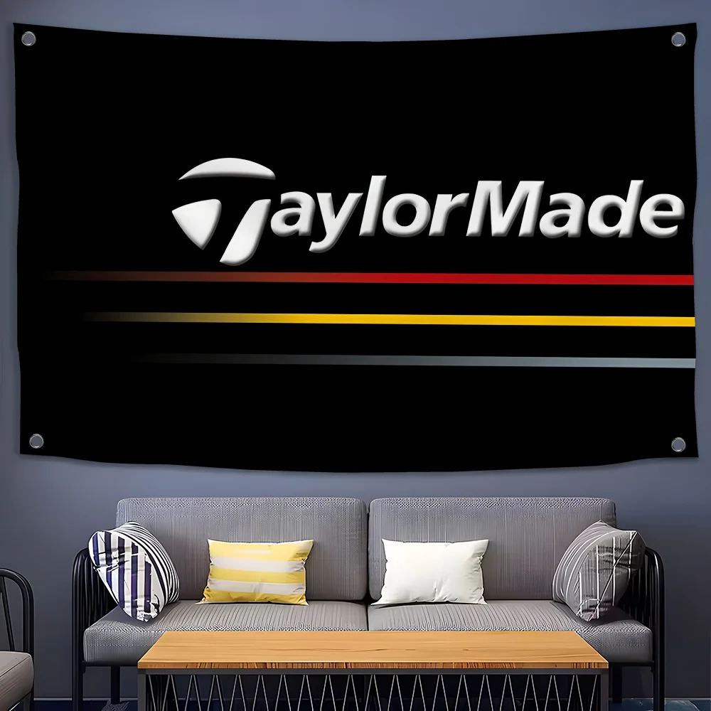 Golf- Taylormades Logo Flag Room Bedroom Home&Outdoor Wall Hanging Dorm Decor flag for bedroom