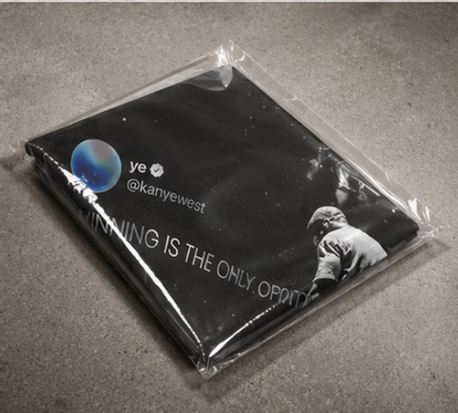 Motivational Quote Flag Kanye Winning Is The Only Option Wall flag Dorm Decor For Bedroom,